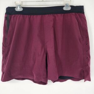 Ten Thousand Athletic Shorts - Maroon and Black